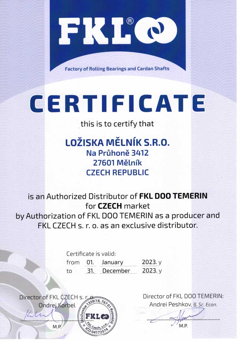 FKL certifikt Loiska Mlnk