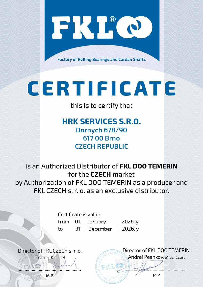 FKL certifikát HRK Services