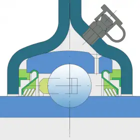 RUBBER PLUG + T SEAL / T SEAL + RUBBER PLUG