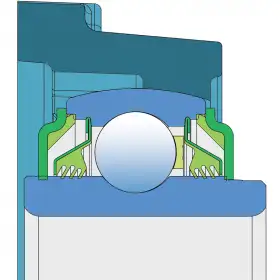 RUBBERIZED FLINGER + T SEAL / T SEAL + RUBBERIZED FLINGER