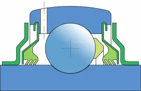 METAL FLINGER RING+T SEAL / T SEAL+ METAL FLINGER RING (2TB)