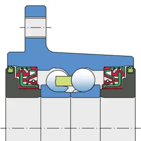 FORGED COVER PLATE + DOUBLE SEAL + DIRTBLOCK SEAL / DIRTBLOCK SEAL + DOUBLE SEAL + FORGED COVER PLATE